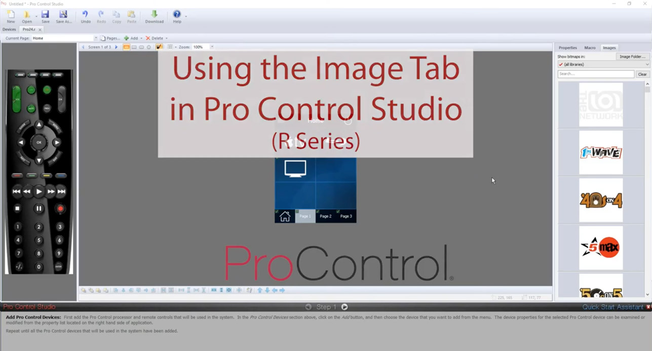 Read more about the article Using the Image Tab in Pro Control Studio (R Series)
